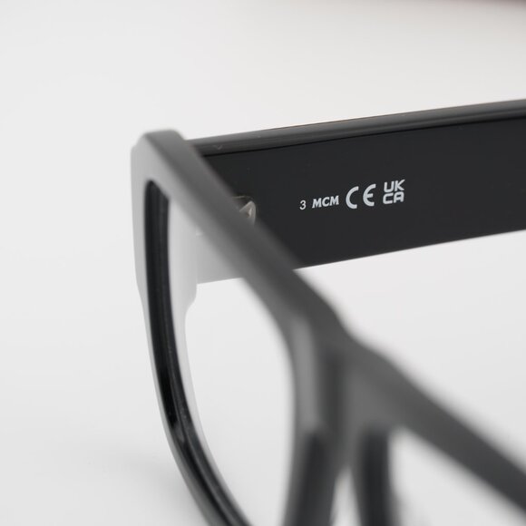 MCM MW5002 001 Square Eyeglasses - Shiny Black 53mm - Picture 7 of 9